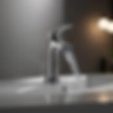 Innovative smart faucet featuring touchless technology for convenience