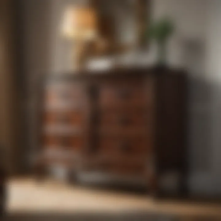 Restoration of vintage furniture pieces