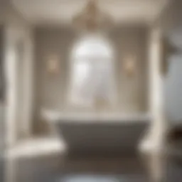 Elegant walk-in bathtub design showcasing modern aesthetics