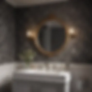 Beautiful Bathroom Transformation with Wallpaper Bathroom showcasing Graham and Brown wallpaper in a stylish setting