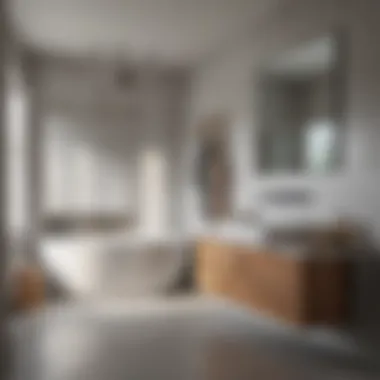 Modern Bathroom Design Inspiration A beautifully designed bathroom showcasing modern fixtures and space optimization.