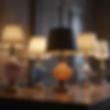 Variety of Lamp Types for Stylish Interiors Different types of lamps showcased on a stylish table