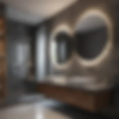 Sophisticated Minimalist Bathroom Sophisticated small bathroom with minimalist design and high-end finishes
