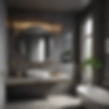 Elegant Small Bathroom Design Elegant small bathroom design with minimalist fixtures