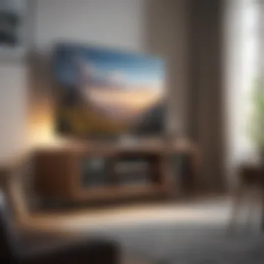 Smart Storage Solutions in TV Stand Design Creative storage solutions integrated into a TV stand