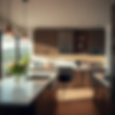 Modern Kitchen Elegance Elegant kitchen design showcasing modern cabinetry and sleek appliances