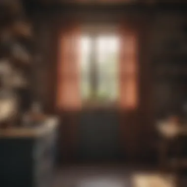 Rustic Themed Curtains Complementing a Cozy Kitchen Rustic themed curtains complementing a cozy kitchen