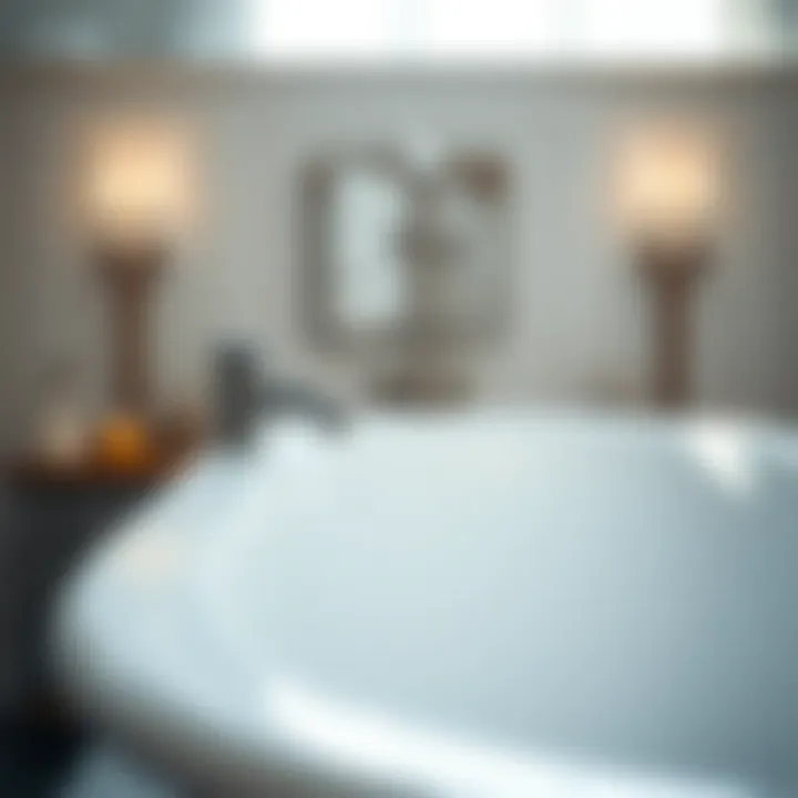 Maintaining Your Bathtub Stopper Close-up of a well-maintained bathtub stopper