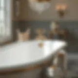 Different types of bathtub stoppers showcasing their unique designs