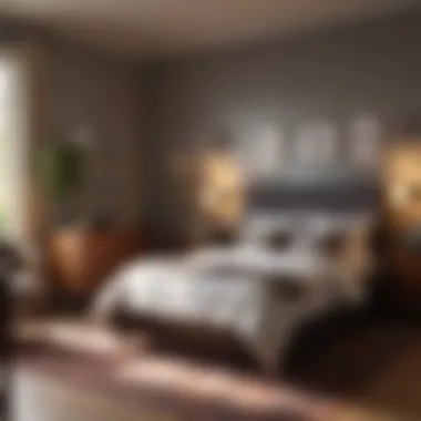 Organizational Strategies for Small Bedrooms Organizational techniques displayed in a compact bedroom environment