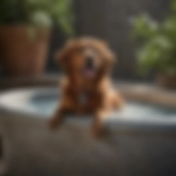 Durable materials used in outdoor dog bath tubs