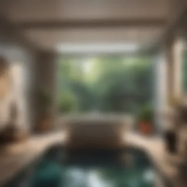 Creating a Serene Bathing Environment Relaxing atmosphere created by music-playing bathroom fan