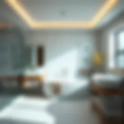 Elegant bathroom design with modern fixtures