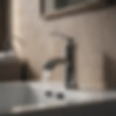 Modern Bathroom Faucet Design Elegant bathroom faucet showcasing modern design