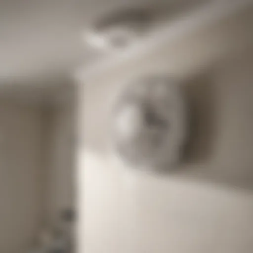 Overview of a Broan bathroom fan and light fixture setup