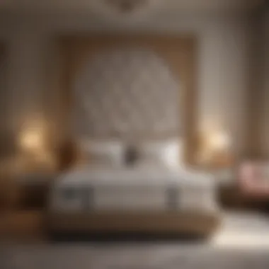 Serene sleeping environment promoting restful sleep with a Ritz Carlton mattress