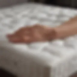 Ergonomic mattress with highlighted support zones