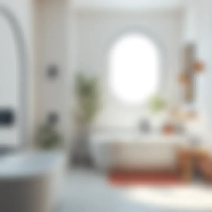 Trendy bathroom design with a minimalist approach