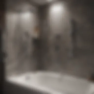 Modern Shower Bath Combo Design Contemporary shower bath combo fixture showcasing modern design