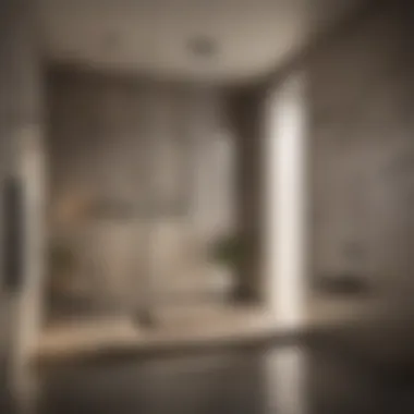 Luxury Meets Functionality in Shower Design Luxurious shower integrated into a serene bath environment