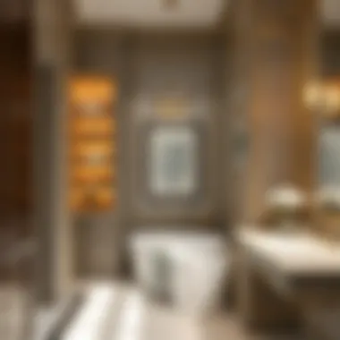 Stylish Storage Solutions Stylish storage solutions integrated into a luxurious bathroom design