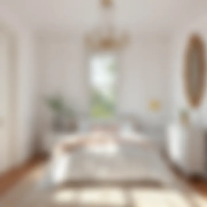 Natural Elegance: Light and White A beautifully styled bedroom showcasing white paint and natural light