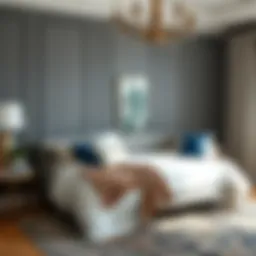 Elegant daybed setup with stylish bedding and coordinating accessories