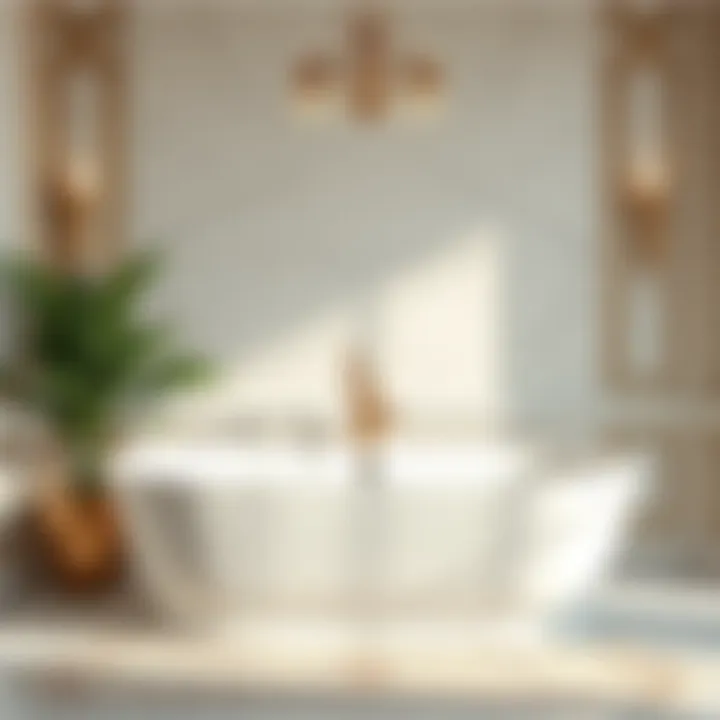 Trendy materials used in double bathtub construction