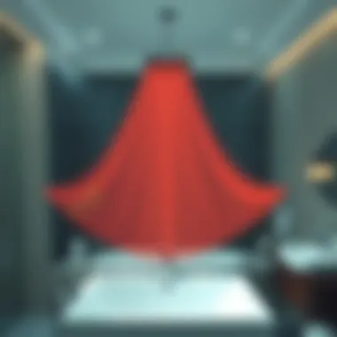 Airflow Dynamics in Bathroom Ventilation Diagram illustrating airflow in bathrooms with exhaust fans