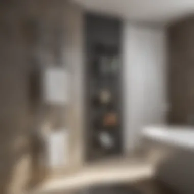 Maximizing Space with Vertical Solutions Efficient use of space with vertical towel storage