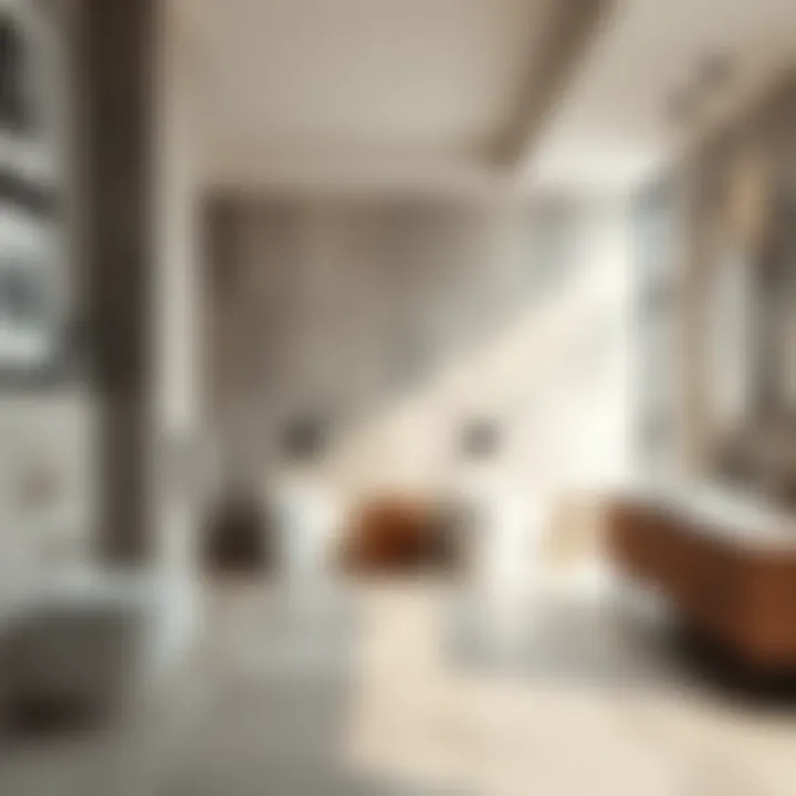 Exploring various tile materials and finishes Diverse tile options displayed for selection