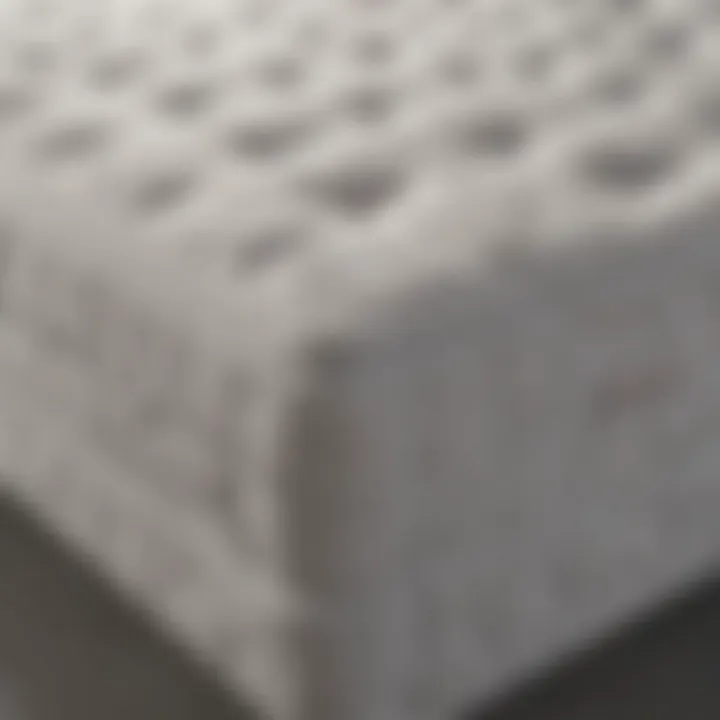 Comparison chart of various top box mattress types