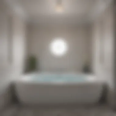 How Air Circulation Enhances Relaxation Diagram showcasing air circulation in an airbath tub