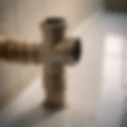 Detailed diagram of bathroom drain pipe sizes