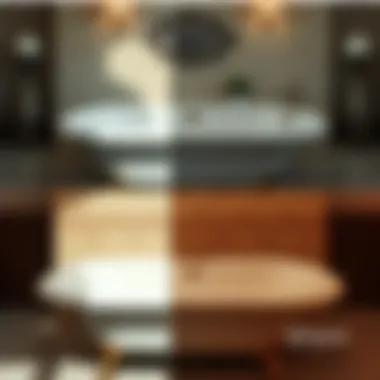 Before and after bathtub coating restoration